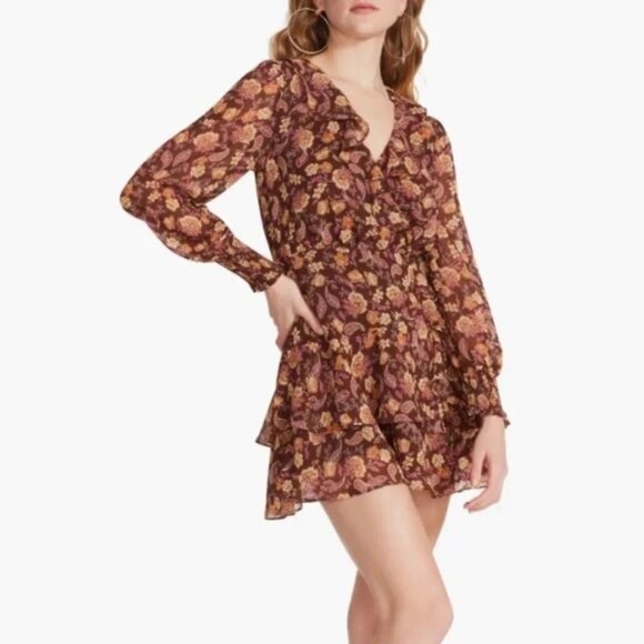 BB Dakota Paisley to Be Nice Floral Mini Dress NEW - Picture 1 of 6